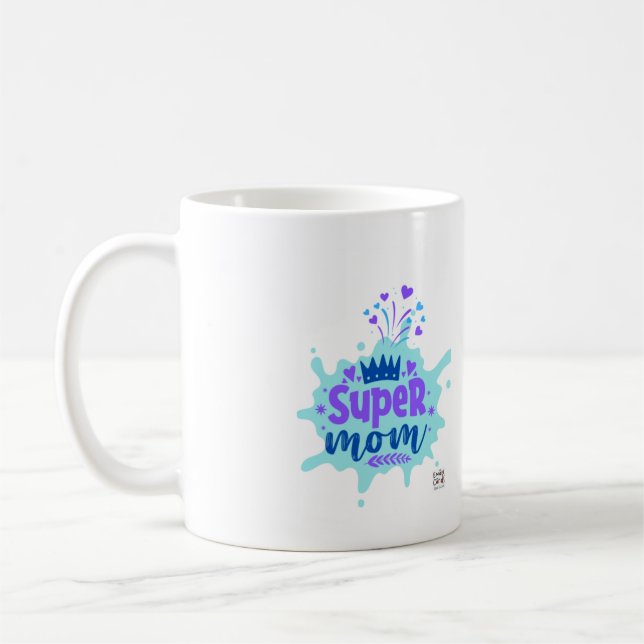 Mother's Day - Super Mom Coffee Mug (Left)