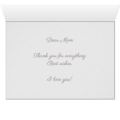 Mother's Day Swan Lake Cards (Inside Horizontal (Bottom))
