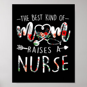 Mothers Day Tee The Best Kind Of Mom Raises A Poster