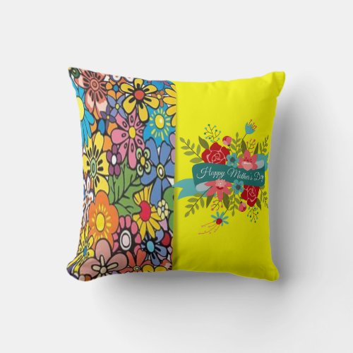 Mothers Day Throw Pillow