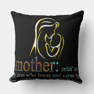 Mother's day throw pillow