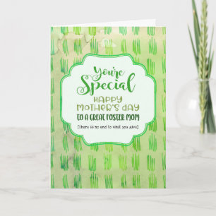 Mother's Day to a Special Foster Mom Card
