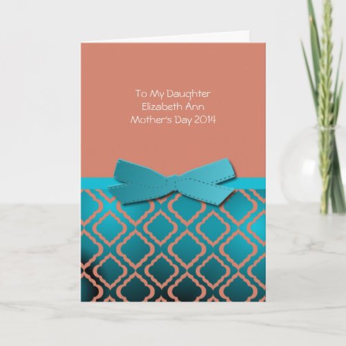 Mothers Day to Daughter Card