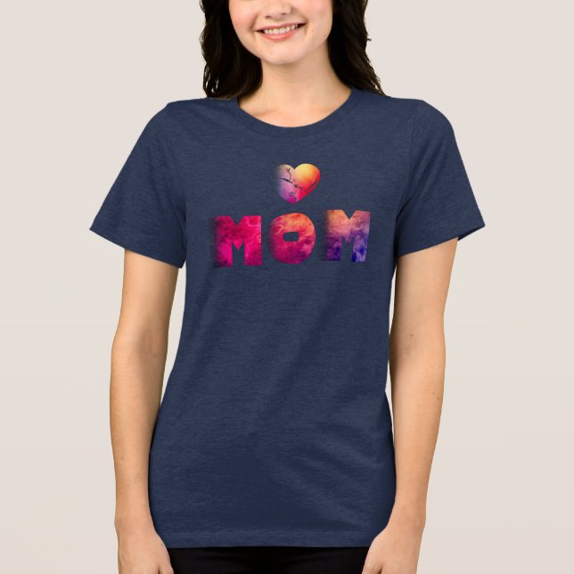 mothers day Tri-Blend shirt (Front)