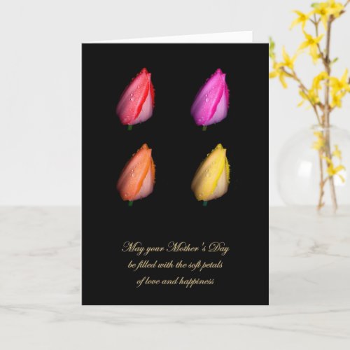 Mothers Day Tulip Buds Card