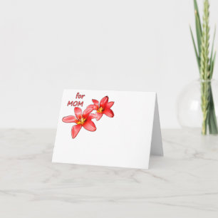 Mother's Day - Tulips For Mom - Illustration Thank You Card