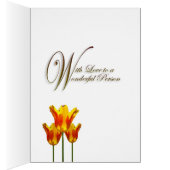 Mother's Day, tulips full of sunshine (Inside (Right))