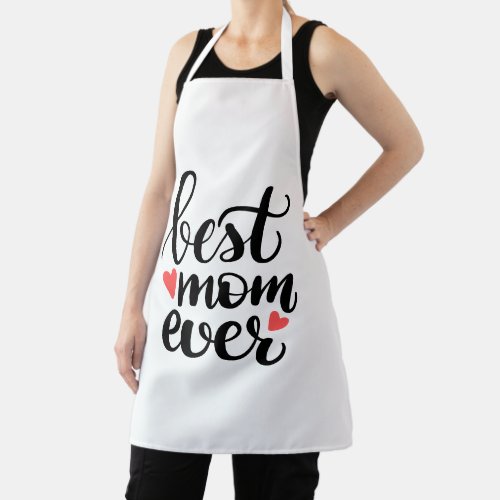 Mothers Day Typography Apron