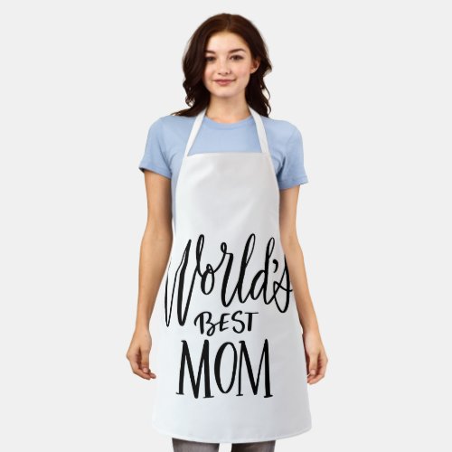 Mothers Day Typography Apron