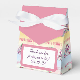 Mother's Day Unicorn-Themed Party Favor Boxes