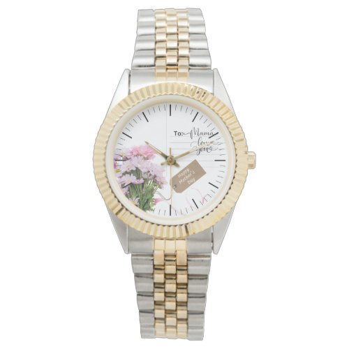 Mothers Day Unisex Two_Tone Bracelet Watch