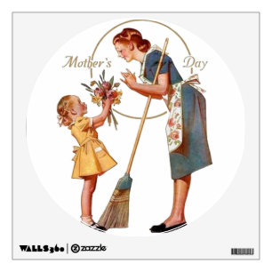 Mothers Day Vintage Wall Decal