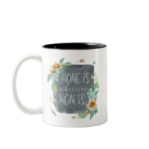 Mother's Day Watercolor Home is Wherever Mom is