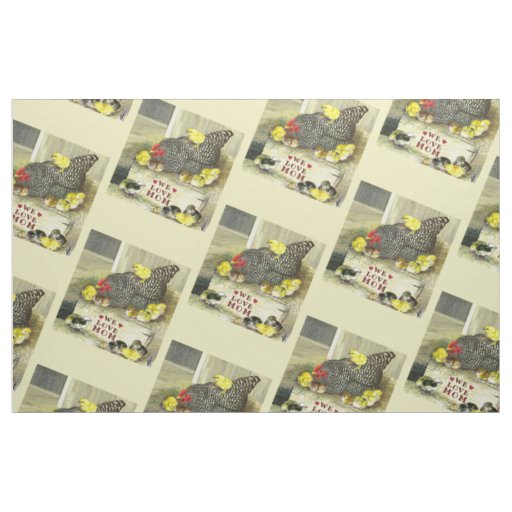 Mother's Day:  We Love Mom! Fabric
