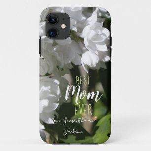 Mother's Day White Lilacs Best Mom Ever iPhone 11 Case