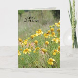 Mothers Day Wildflower Card by Janz