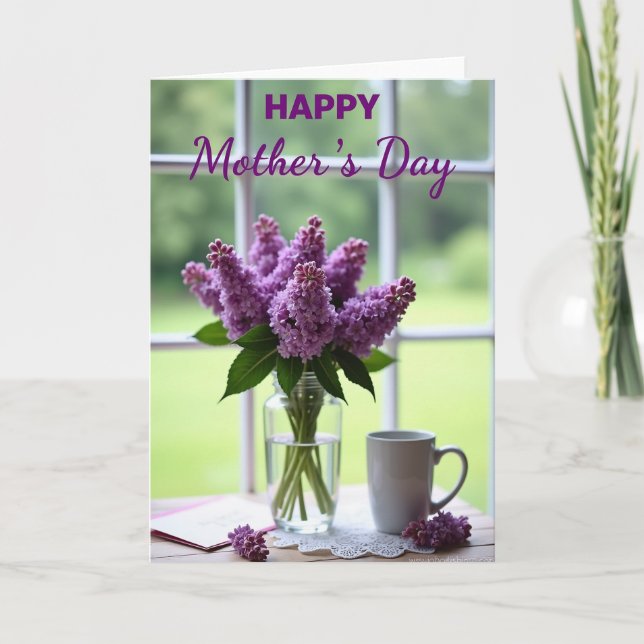 Mothers Day Window Light Card (Front)