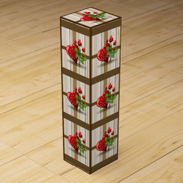 Mother's Day Wine Box, Wine Gift Box (Front)