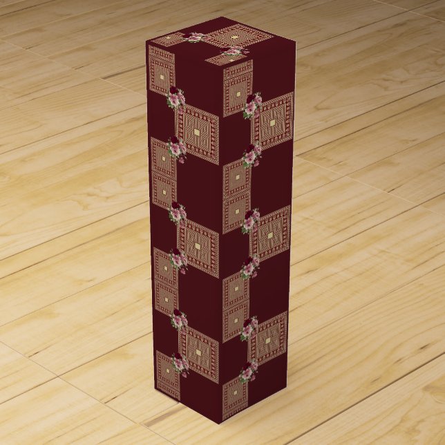 Mother's Day Wine Box, Wine Gift Box (Front)