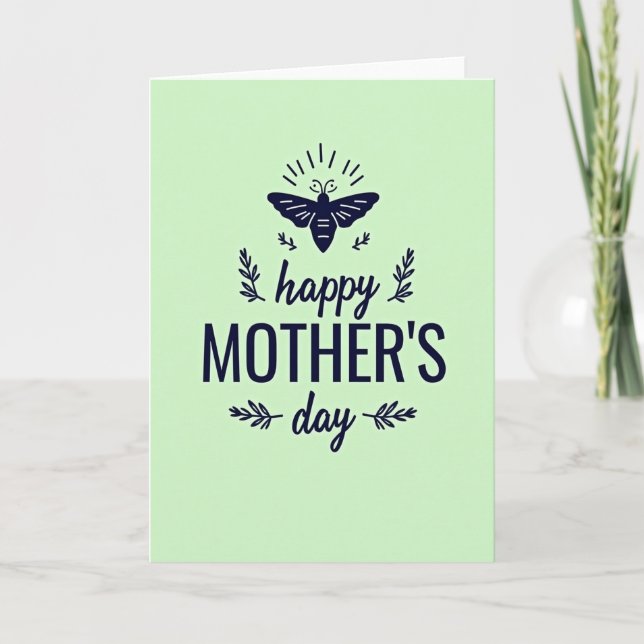 Mothers Day Winged Creature Card (Front)