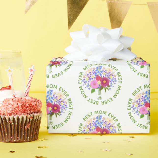 Mother's Day With Blumenstrauss Wrapping Paper (Birthday Party)