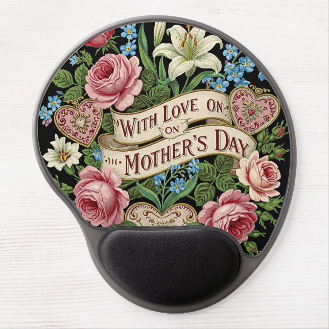Mother's Day with Love Gel Mouse Pad (Front)