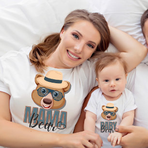 Mothers day Women new mom and baby matching T-Shirt