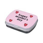 Mother's day words and hearts candy tin (Side)
