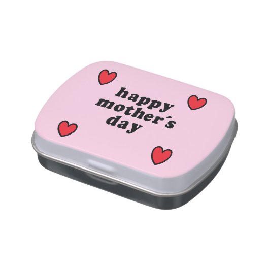Mother's day words and hearts candy tin (Side)