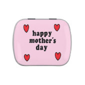 Mother's day words and hearts candy tin (Top)
