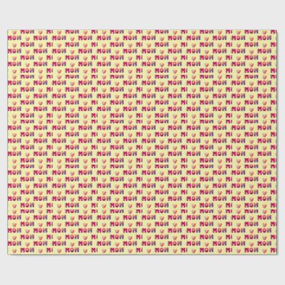 mothers day wrapping paper
