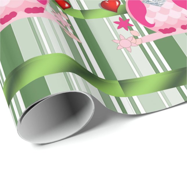 Mother's Day Wrapping Paper Owl (Roll Corner)