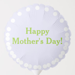 Mother's Day Yellow Green Lavender  Balloon