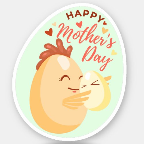 Mothers Egg and Child Sticker