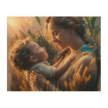 Mother&#39;s Embrace Wood Wall Art