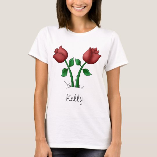 Mother's Flowers · Red Flowers T-Shirt