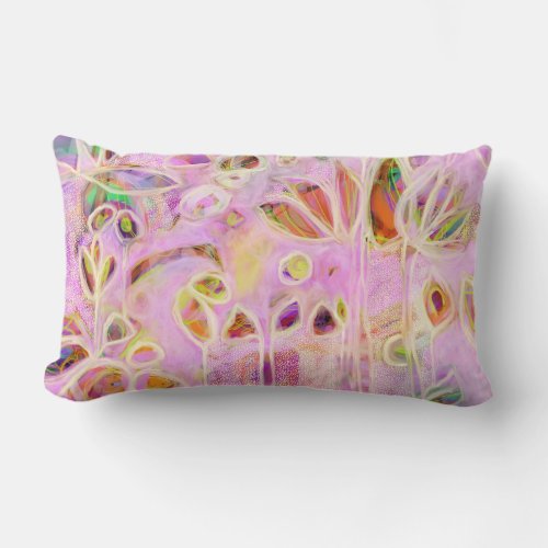 Mother's Garden Lumbar Pillow