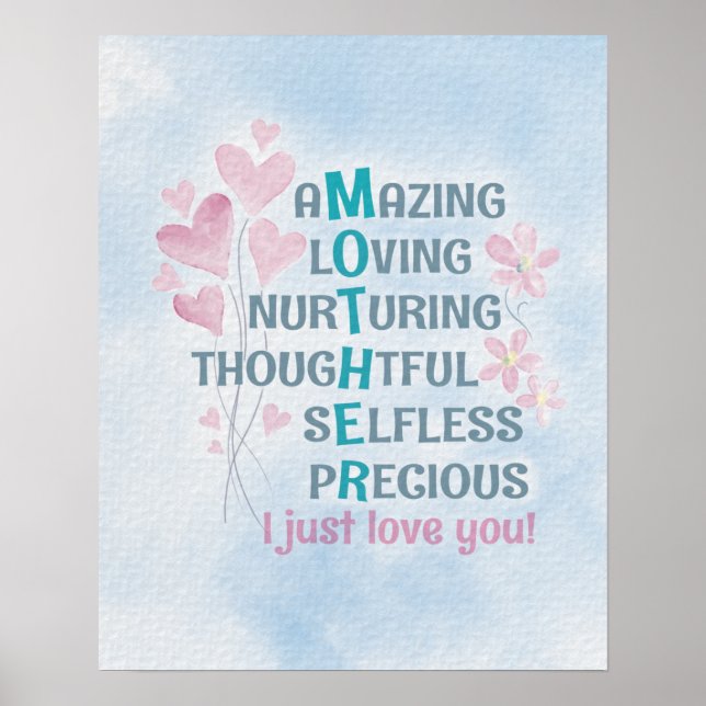 Mother's heart poster (Front)