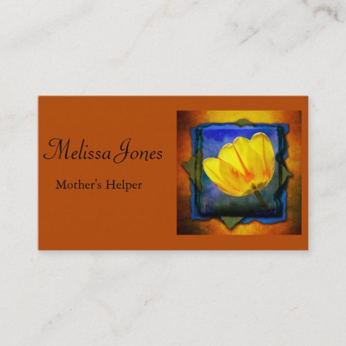 Mothers Helper  Baby Sitter  Housework Business Calling Card