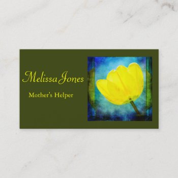 Mothers' Helper / Baby Sitter / Housework Business Calling Card by LittleThingsDesigns at Zazzle