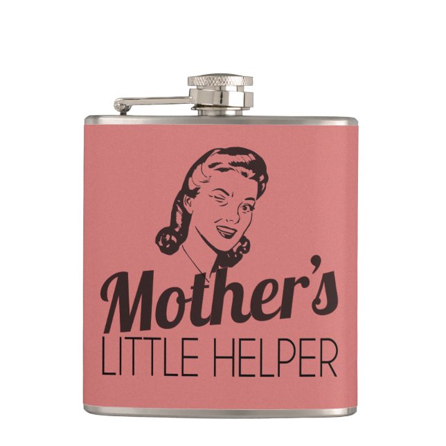 Mother's Little Helper Hip Flask (Front)