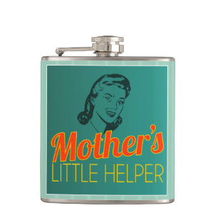 Mother's Little Helper Retro Colors Flask