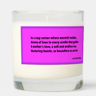 Mother's Love Print Novelty Scented Candle