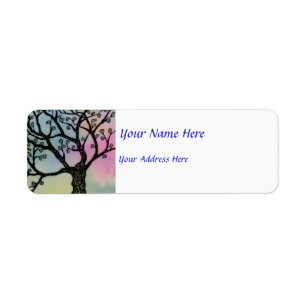 Mother's Love - Trees on Vellum and Watercolor Label