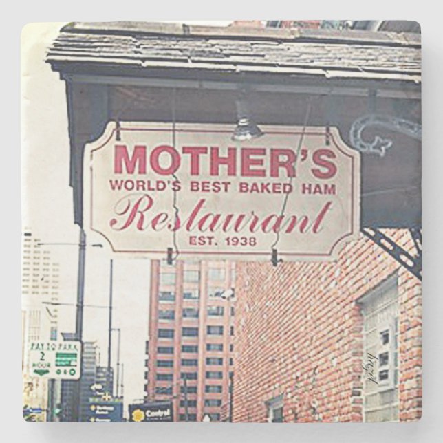 Mothers, Mothers Restaurant Coaster, New Orleans, Stone Coaster (Front)