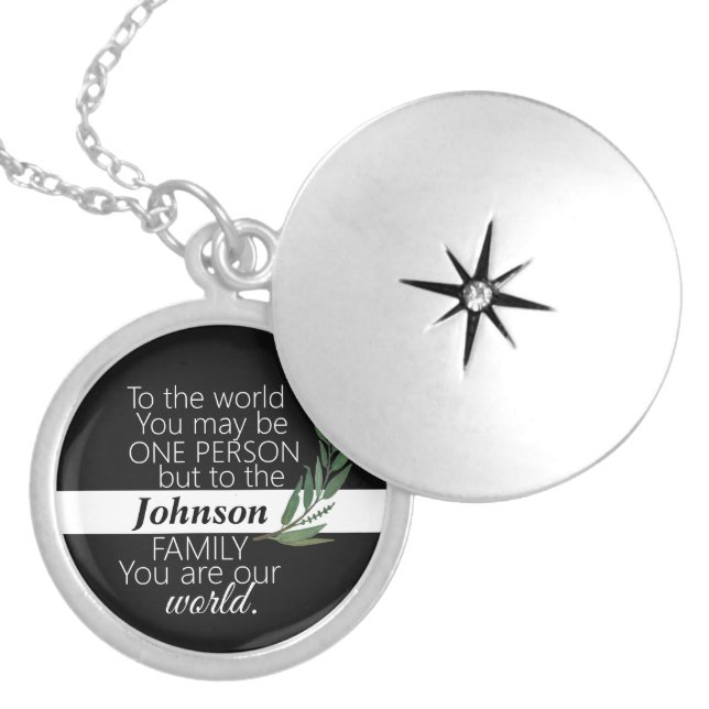 Mothers Necklace, Personalized Necklace for Mom (Front)
