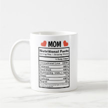 MOTHER'S NUTRITIONAL FACTS, GIFT FOR MOTHER'S DAY