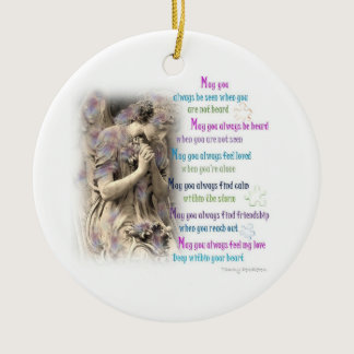 Mother's Prayer To Child with Autism Ceramic Ornament