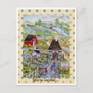 MOTHER'S VISION housewarming invitation