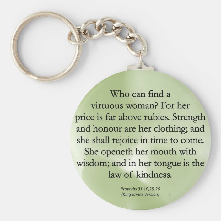 Mothers Worth Cannot Be Measured Proverbs 31 Keychain